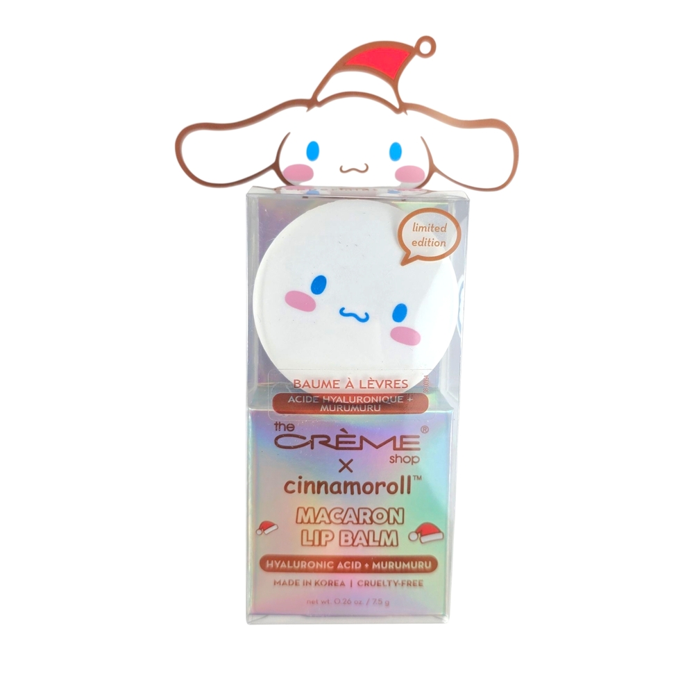 The Creme Shop x Cinnamoroll Macaron Lip Balm - Peppermint Cocoa Limited Edition